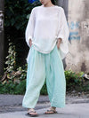 Loose Comfortable Pure Cotton&Color Pants