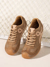 Men Vintage Genuine Leather Breathable Sport Shoes