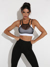 BLACK&WHITE Contrast Color Sports Bra