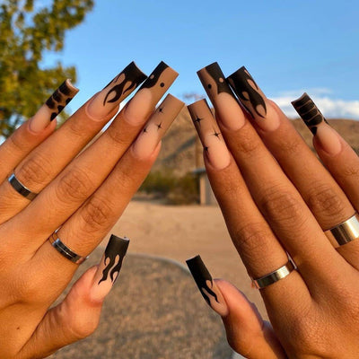 Flame PRESS ON NAILS
