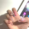 Flame nail patch Press on nails