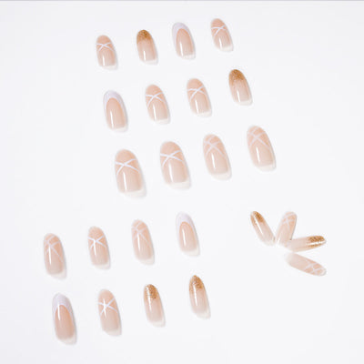 Flash powder PRESS ON NAILS